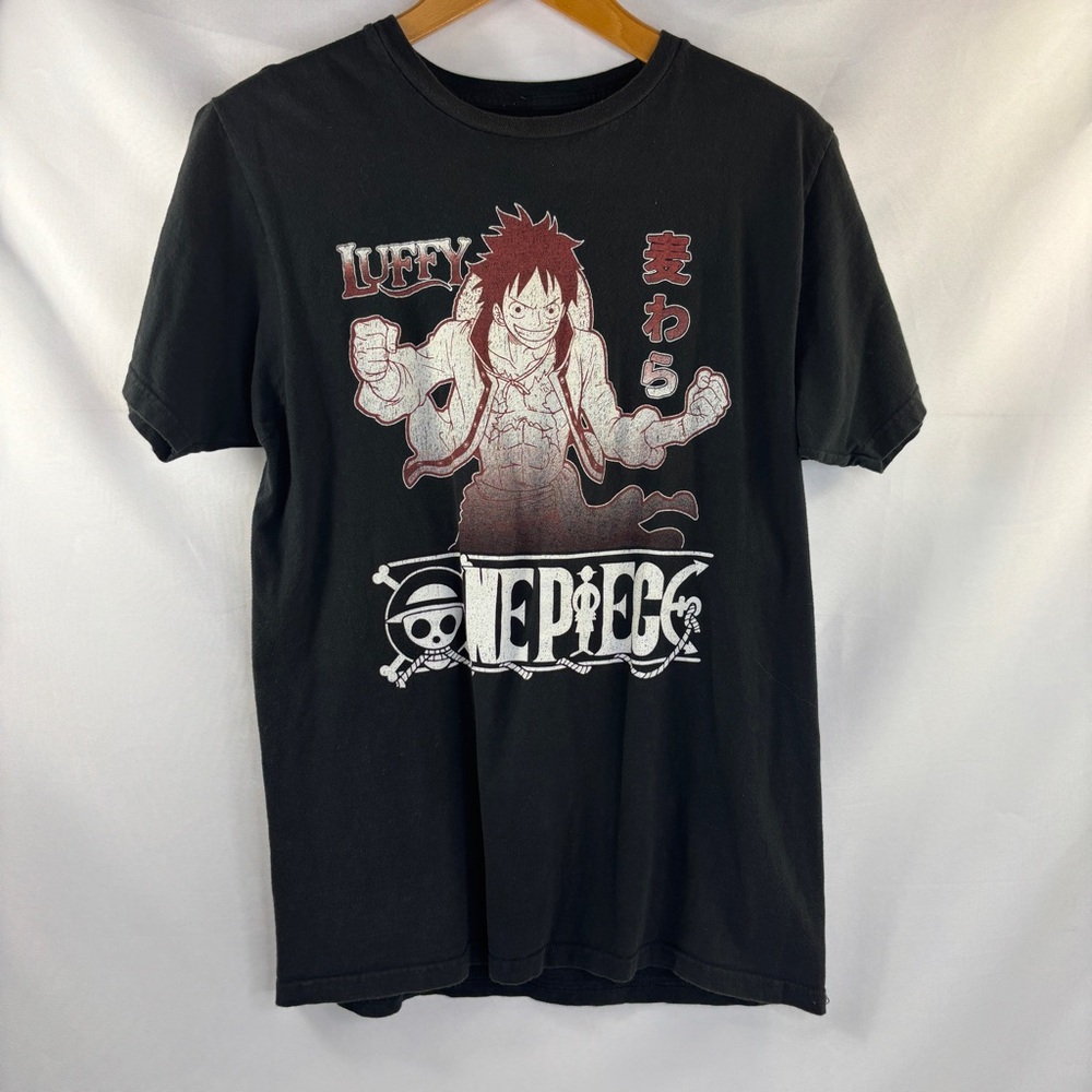 One Piece Super Punch Luffy Ripple Junction Anime Tee Men's Size Medium Shirt
